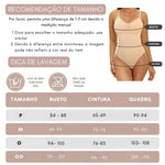 Body Modelador Costas Abertas