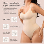 Body Modelador Costas Abertas